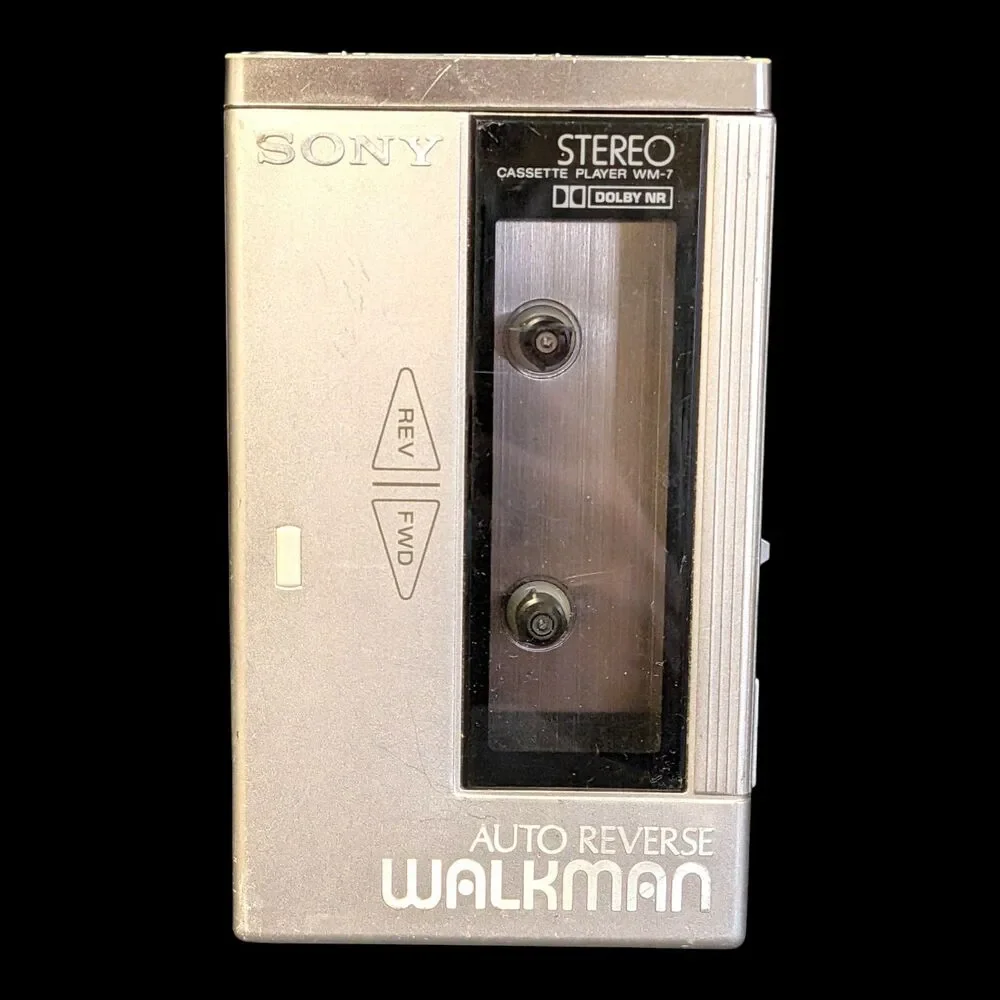 Sony Walkman WM-7 Auto Reverse Portable Stereo Cassette Player 90s **Untested!!!
